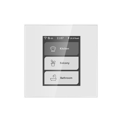 LCD Wifi may Luxury Smart switch pou otèl